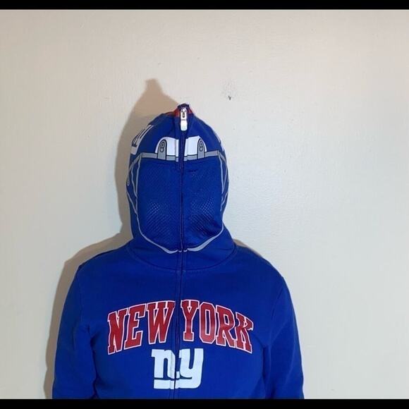 NFL TEAM APPAREL “GIANTS” FULL ZIP “HOODIE” WITH FULL ZIP HOOD SIZE L - Picture 3 of 6
